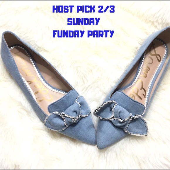 Sam Edelman Shoes - Sam Edelman Rochester Denim Ballet Flats